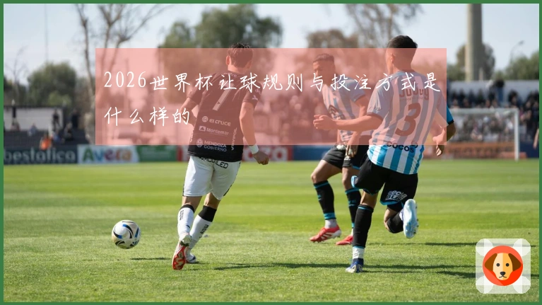 2026世界杯让球规则与投注方式是什么样的