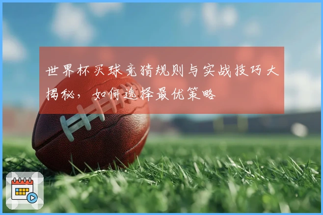 世界杯买球竞猜规则与实战技巧大揭秘，如何选择最优策略